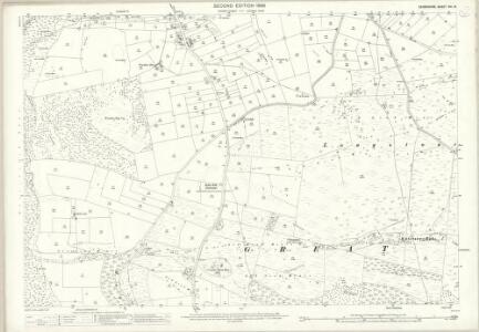 Derbyshire XVI.14 (includes: Great Longstone; Little Longstone; Litton; Wardlow) - 25 Inch Map