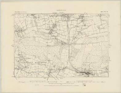 Somerset XVII.SW - OS Six-Inch Map