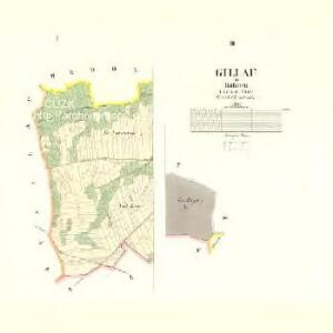 Gillau - c8586-1-001 - Kaiserpflichtexemplar der Landkarten des stabilen Katasters