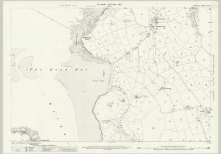 Cornwall XVIII.12 (includes: Padstow Urban; St Minver Lowlands) - 25 Inch Map