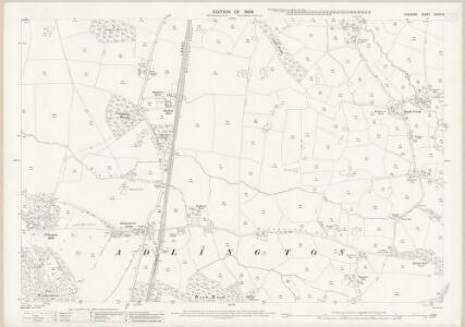 Cheshire XXVIII.8 (includes: Adlington) - 25 Inch Map