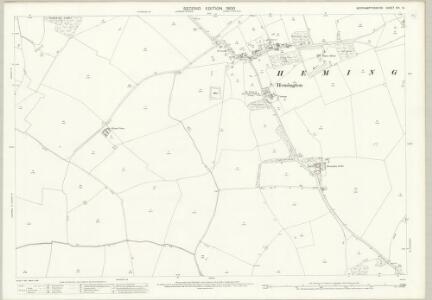 Northamptonshire XIX.15 (includes: Barnwell; Hemington; Luddington; Polebrook; Thurning) - 25 Inch Map
