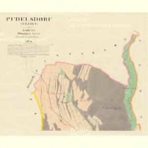 Pudelsdorf (Hrzjwa) - m1396-1-001 - Kaiserpflichtexemplar der Landkarten des stabilen Katasters