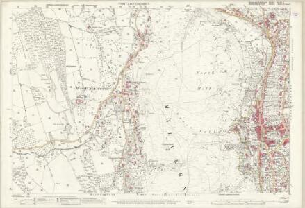 Worcestershire XXXIX.12 (includes: Cradley; Great Malvern; Malvern Link; Mathon; West Malvern) - 25 Inch Map