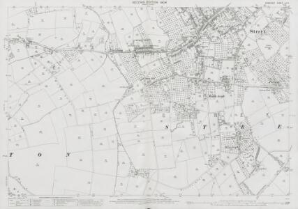 Somerset LII.14 (includes: Street; Walton) - 25 Inch Map