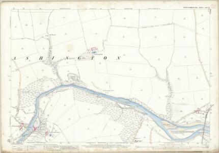 Northumberland (Old Series) LXIV.16 (includes: Ashington; Bedlington) - 25 Inch Map