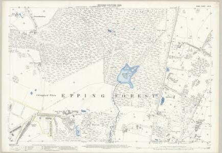 Essex (1st Ed/Rev 1862-96) LVII.15 (includes: Buckhurst Hill; Chingford; Loughton; Waltham Holy Cross) - 25 Inch Map