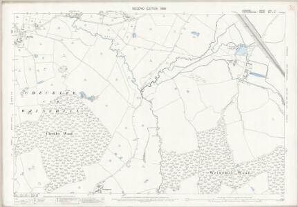 Cheshire LXIII.13 (includes: Blakenhall; Checkley cum Wrinehill; Madeley) - 25 Inch Map