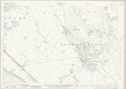 Cheshire XII.16 (includes: Caldy; Thurstaston) - 25 Inch Map