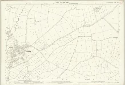 Leicestershire XVII.1 (includes: Belton; Long Whatton; Shepshed) - 25 Inch Map