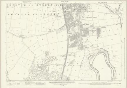 Durham XIII.13 (includes: Chester Le Street; Great Lumley; Little Lumley; Waldridge) - 25 Inch Map