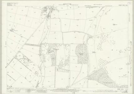 Dorset XXIV.4 (includes: Langton Long Blandford; Pimperne; Tarrant Hinton; Tarrant Launceston; Tarrant Monkton) - 25 Inch Map