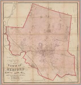 Map of the town of Medford, Middlesex County, Mass. : surveyed by order of the town