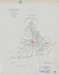 Mapa planimètric de la Pobla de Granadella