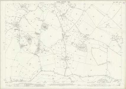 Kent LXXV.1 (includes: Folkestone; Hawkinge; Newington; Paddlesworth) - 25 Inch Map
