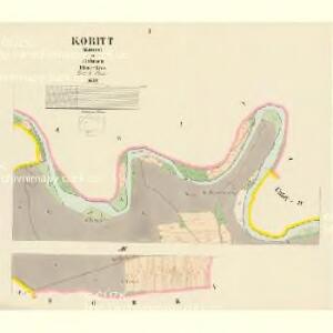Koritt (Korit) - c3347-1-001 - Kaiserpflichtexemplar der Landkarten des stabilen Katasters