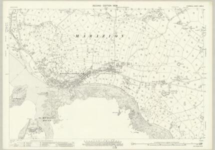 Cornwall LXXIV.4 (includes: Ludgvan; Marazion; Perranuthnoe; St Hilary; St Michaels Mount) - 25 Inch Map