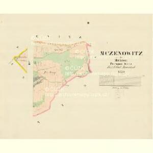 Mczenowitz - m1901-1-002 - Kaiserpflichtexemplar der Landkarten des stabilen Katasters