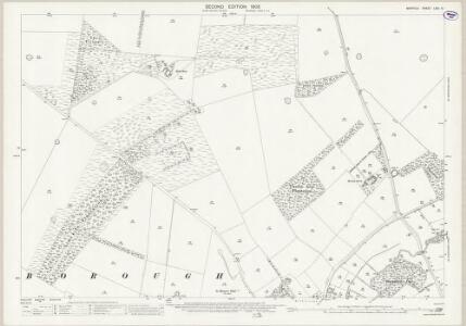 Norfolk LXXI.10 (includes: Great Cressingham; Hilborough) - 25 Inch Map