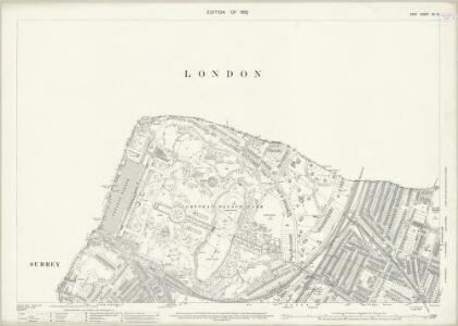 Kent VII.10 (includes: Beckenham; Camberwell; Lewisham; Penge) - 25 Inch Map