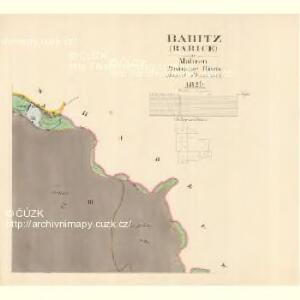 Babitz (Babice) - m0017-1-002 - Kaiserpflichtexemplar der Landkarten des stabilen Katasters
