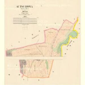 Autschowa (Haucžowa) - c5392-1-001 - Kaiserpflichtexemplar der Landkarten des stabilen Katasters
