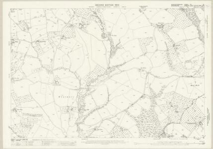 Worcestershire XII.10 (includes: Boraston; Coreley; Kington on Teme; Milson; Nash) - 25 Inch Map