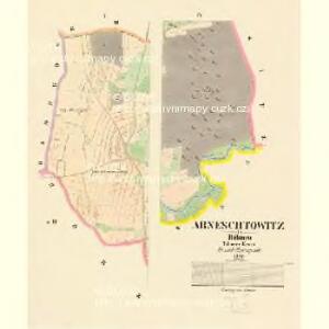 Arneschtowitz - c0024-1-001 - Kaiserpflichtexemplar der Landkarten des stabilen Katasters