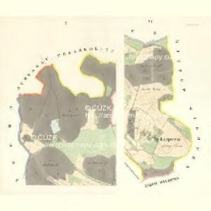 Rötschitz - m2666-1-001 - Kaiserpflichtexemplar der Landkarten des stabilen Katasters