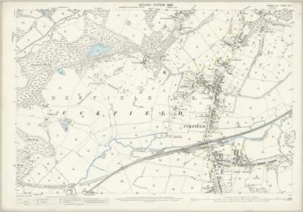 Sussex XL.4 (includes: Uckfield) - 25 Inch Map