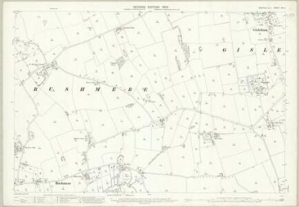 Suffolk XIX.2 (includes: Gisleham; Henstead; Kessingland; Mutford; Rushmere) - 25 Inch Map