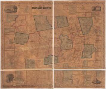 Map of Franklin County, Massachusetts : based upon the trigonometrical survey of the state, the details from actual surveys under the direction of H.F. Walling, supt. of the state map