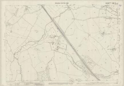 Staffordshire XVI.4 (includes: Betley; Blakenhall; Checkley Cum Wrinehill; Madeley) - 25 Inch Map