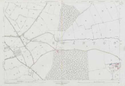 Wiltshire XIII.13 (includes: Grittleton; Hullavington; Malmesbury St Paul Without; Stanton St Quintin) - 25 Inch Map