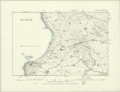Cornwall LXXII.NE & LXIIA.NW - OS Six-Inch Map