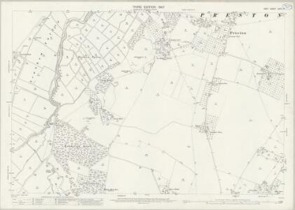 Kent XXXVI.15 (includes: Preston; Wickhambreux; Wingham) - 25 Inch Map
