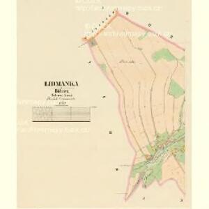 Lidmanka - c4077-1-001 - Kaiserpflichtexemplar der Landkarten des stabilen Katasters