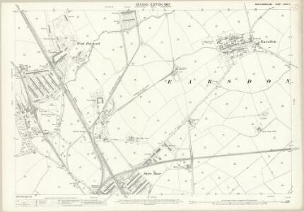 Northumberland (Old Series) LXXXIX.2 (includes: Seaton Valley; Whitley And Monkseaton) - 25 Inch Map