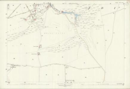 Wiltshire XLV.6 (includes: Bratton; Edington) - 25 Inch Map