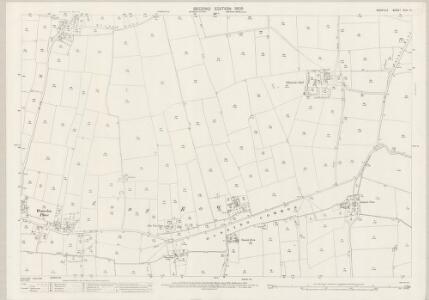 Norfolk XCVI.15 (includes: Aslacton; Burston; Gissing; Tibenham) - 25 Inch Map