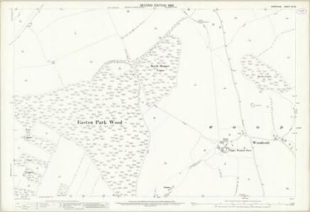 Hampshire and Isle of Wight VIII.15 (includes: Ashmansworth; Litchfield and Woodcott; St Mary Bourne) - 25 Inch Map
