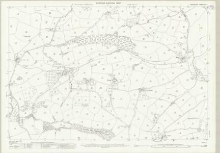 Devon LVI.6 (includes: Bickleigh; Cadbury; Thorverton) - 25 Inch Map