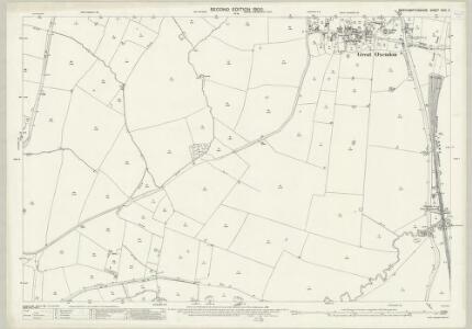 Northamptonshire XXIII.4 (includes: Clipston; East Farndon; Great Oxendon; Kelmarsh) - 25 Inch Map