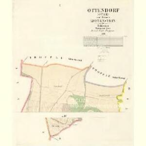Ottendorf (Otice) - m2200-1-001 - Kaiserpflichtexemplar der Landkarten des stabilen Katasters