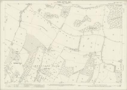 Kent XLVI.14 (includes: Chartham; Lower Hardres; Petham) - 25 Inch Map