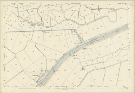 Lincolnshire CXXVI.12 (includes: Algar Kirk; Fosdyke; Moulton; Surfleet; Sutterton; Weston) - 25 Inch Map