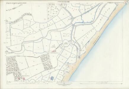 Suffolk XL.5 & 6 (includes: Dunwich; Walberswick; Westleton) - 25 Inch Map