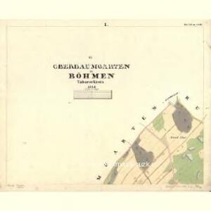 Oberbaumgarten - c2117-1-001 - Kaiserpflichtexemplar der Landkarten des stabilen Katasters