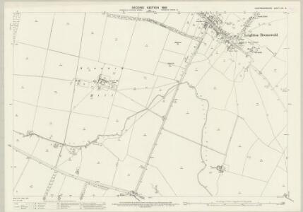 Huntingdonshire XVI.8 (includes: Catworth; Leighton; Spaldwick) - 25 Inch Map