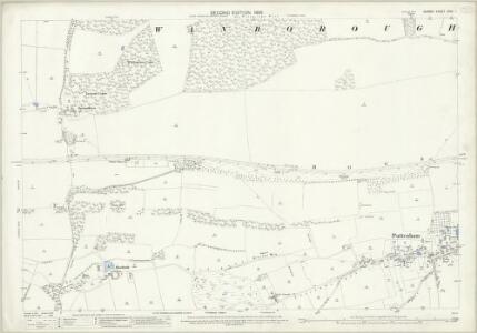 Surrey XXXI.1 (includes: Puttenham; Wanborough) - 25 Inch Map
